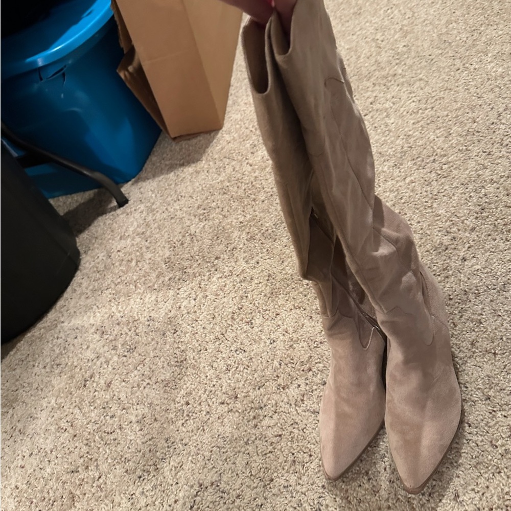 Knee High Tan Boots